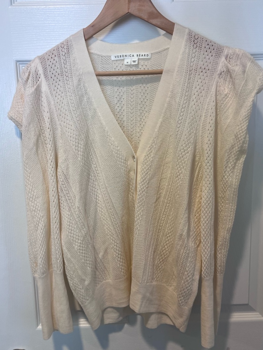 Veronica Beard- Kirka Henley Pullover Sweater
